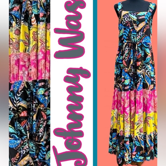 Johnny Was Dresses & Skirts - Johnny Was Mirko tiered maxi dress